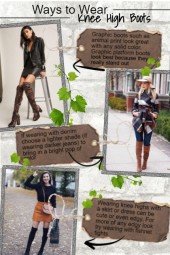 Ways to Wear Knee High Boots