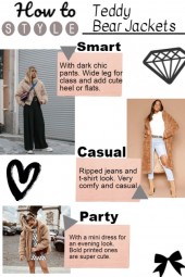 How to style teddy jacket