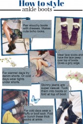 Styling ankle boots
