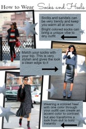 How to Wear Socks and Heels