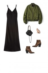 bomber dress cowboy boots