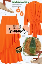 Orange for summer.