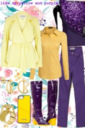 LINE UP: YELLOW AND PURPLE