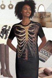 RIB CAGE DRESS