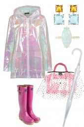 OPALESCENCE RAIN COAT 