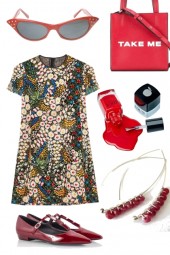 SIMPLE PRINT SUMMER DRESS