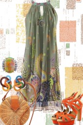 PAISLEY HALTER DRESS