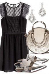 LACE TOP DRESS 