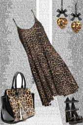 TANK LEOPARD SUMMER DRESS AND BAG