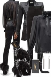 YVES SAINT LAURENT ~ THE ALL BLACK