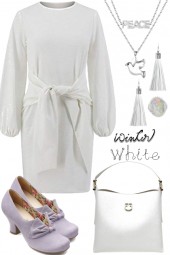 { WINTER WHITE DRESS }