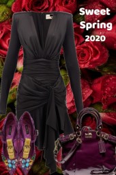 PURPLE WITH BLACK FOR SPRING 2020