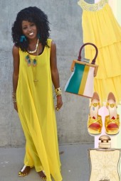 YELLOW TANK DRESSES FOR BRIGHT SUMMER OF 2020