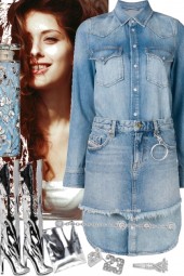 DENIM DRESS AND SILVER FEBRUARY 2021