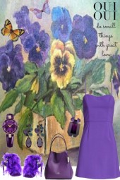 PURPLE SUMMER DRESS  2021