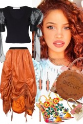 ~ ORANGE SKIRT ~