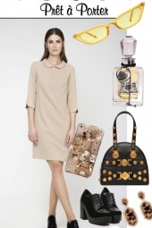 102221 LITTLE BEIGE DRESS