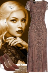 SPRING - BROWN DRESS 32522