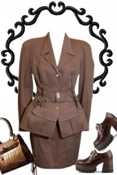 BROWN SUIT 4422