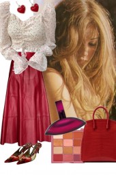 RED SKIRT ~****~ 4 16 2022