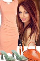 ORANGE DRESS 5292022