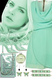 MINT GREEN DRESS 7722