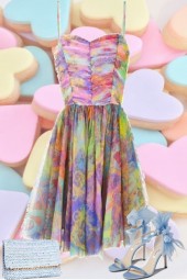 MULTICOLOR DRESS ~ 8312022