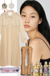 BEIGE DRESS FOR WINTER 10 5 2022