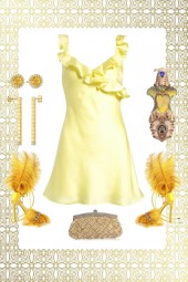 YELLOW DRESS 4123