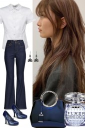 SIMPLE JEANS OUTFIT 9824