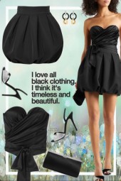 I love all black