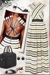 Striped dress !!