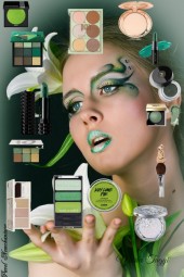 make-up green