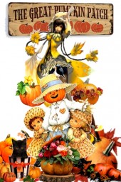 pumpkin postcard