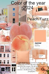 Color of the year 2024 Peach Fuzz