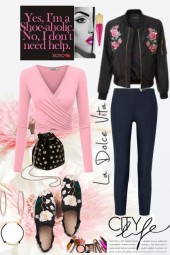 La Dolce Vita in Black and Pink