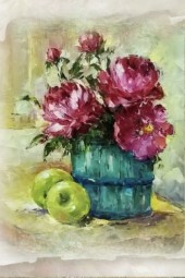 Apples and flowers