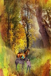 Horse ride through the autumn forest