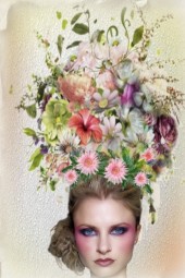 Hairdress flower deco