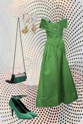 A green dress 3