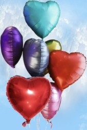 Heart balloons