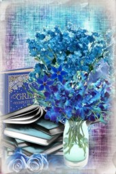 Blue posy