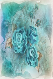 Turquoise roses