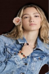 Denim and jewels