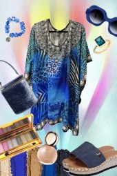 Boho in royal blue