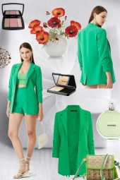 Green blazer