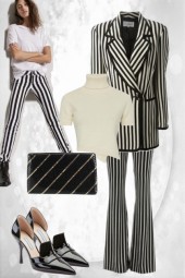 Black and white stripes 55