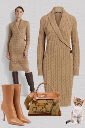 Knitted dress for November