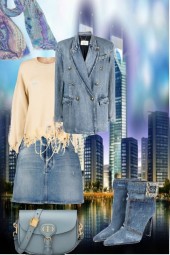 City style in denim