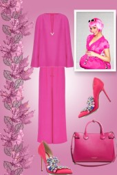 Magenta pink outfit 3